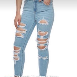 Women’s denim cut jeans